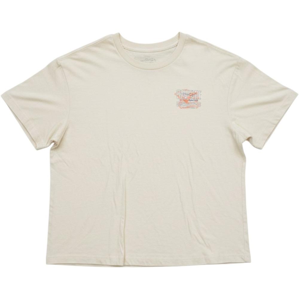 RVCA Mens Balance of Opposites Graphic T-Shirt Cream Off-White Large L